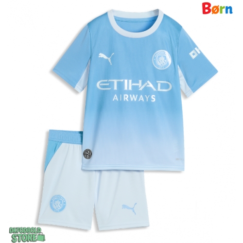 Manchester City Erling Haaland #9 Replika Babytøj Hjemmebanesæt Børn 2026-27 Kortærmet (+ Korte bukser)